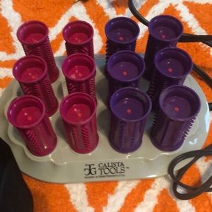 Calista Tools hot rollers and clips
